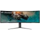 Монитор 49" LG UltraGear 49GR85DC-B VA 5120x1440, 240 Гц, 1 мс, 32:9, 450 кд/м2, 2xHDMI, 1xDP, изогнутый, черный