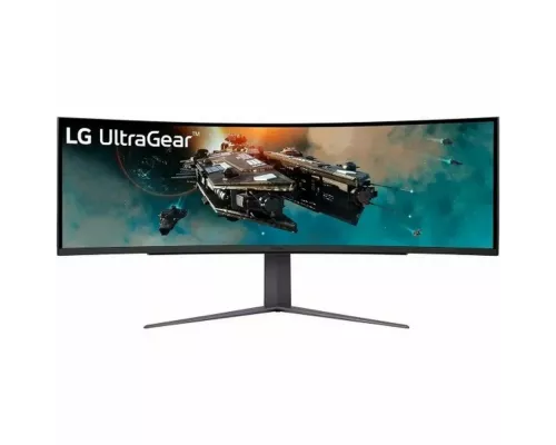 Монитор 49" LG UltraGear 49GR85DC-B VA 5120x1440, 240 Гц, 1 мс, 32:9, 450 кд/м2, 2xHDMI, 1xDP, изогнутый, черный