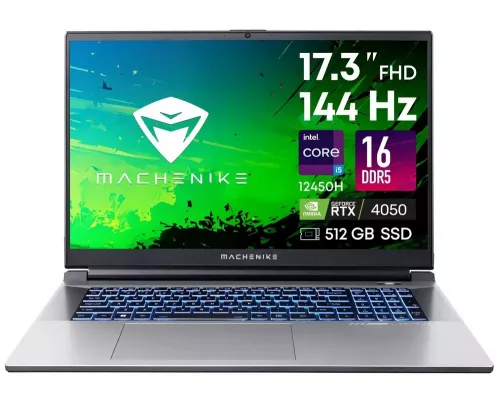 Ноутбук Machenike L17 Pulsar i5-12450H/16GB/512GB/RTX 4050/no OS