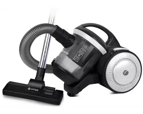 Пылесос VITEK VT-8142 черный/белый