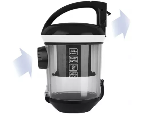 Пылесос VITEK VT-8142 черный/белый