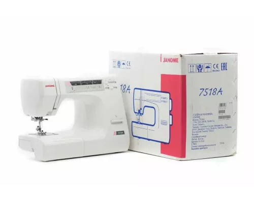 Швейная машина JANOME 7518 A белый