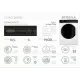 Стиральная машина VESTEL WD10140D2TW белый/черный