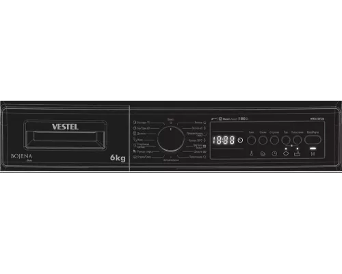 Стиральная машина VESTEL WMS6100T2B черный