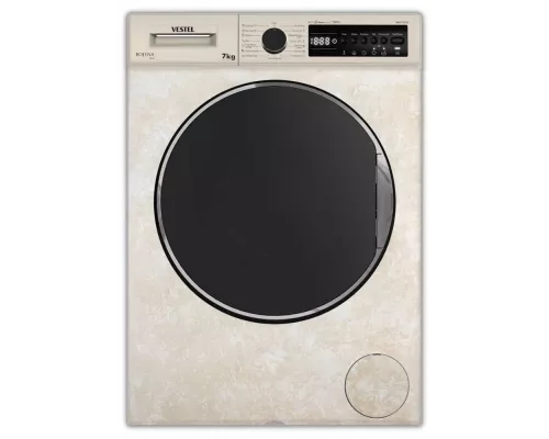 Стиральная машина VESTEL WMS7120T2G мраморно-бежевый