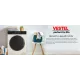 Стиральная машина VESTEL WMS8120T24 беж.мрамор/черный
