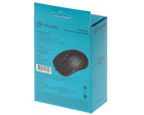 Мышь OKLICK 305M черный Мышь OKLICK 305M черный