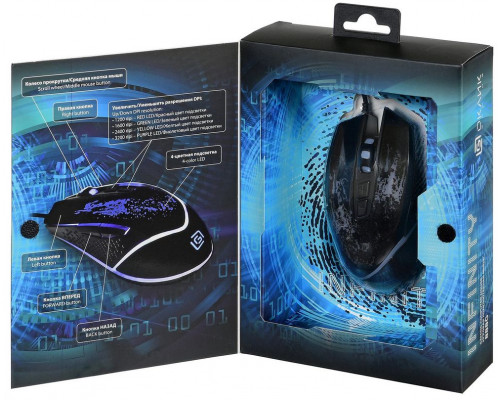 Мышь OKLICK 888G INFINITY черный