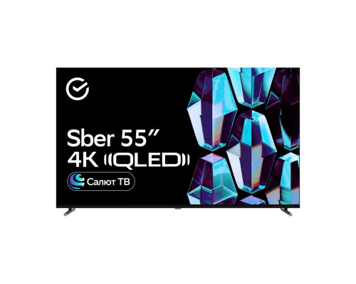 Телевизор Sber SDX 55UQ5234 QLED титан Телевизор Sber SDX 55UQ5234 QLED титан
