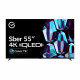 Телевизор Sber SDX 55UQ5234 QLED титан