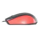 Мышь OKLICK 225M черный/красный