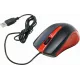 Мышь OKLICK 225M черный/красный