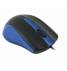 Мышь OKLICK 225M черный/синий оптическая