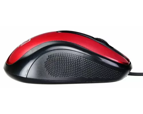 Мышь OKLICK 385M черный/красный