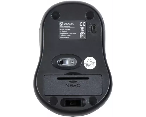 Мышь OKLICK 435MW черный