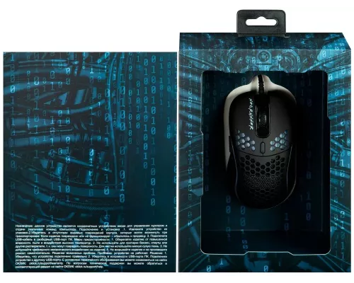 Мышь OKLICK 713G NETRUNNER черный