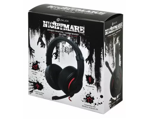 Наушники OKLICK HS-L330G NIGHTMARE черный