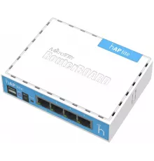Роутер MIKROTIK hAP lite (RB941-2ND) N300 10/100BASE-TX белый