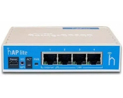 Роутер MIKROTIK hAP lite (RB941-2ND) N300 10/100BASE-TX белый
