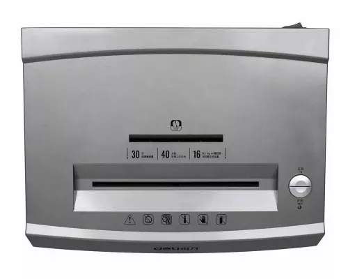 Шредер Deli 9906 серый