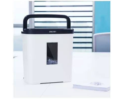 Шредер Deli E9939 белый