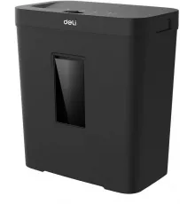 Шредер Deli ET021 черный