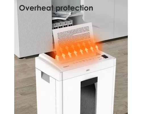 Шредер Deli ET051 белый