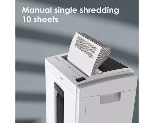 Шредер Deli ET051 белый