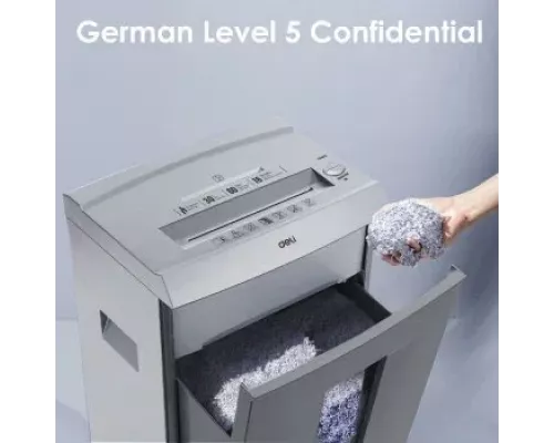 Шредер Deli ET096 серебристый