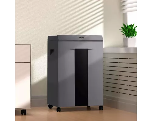 Шредер Deli ET096 серебристый