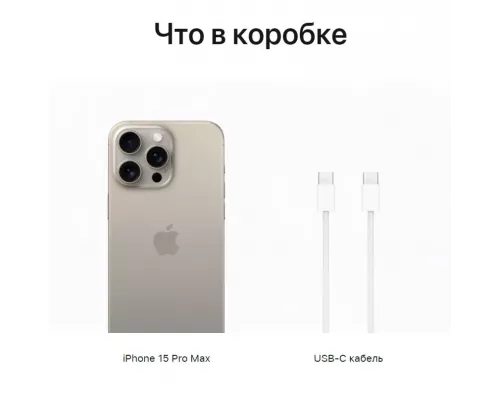 Смартфон Apple iPhone 15 Pro Max 512GB Natural (ОАЭ)