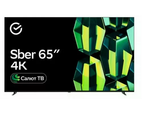 Телевизор Sber SDX 65U4121 черный