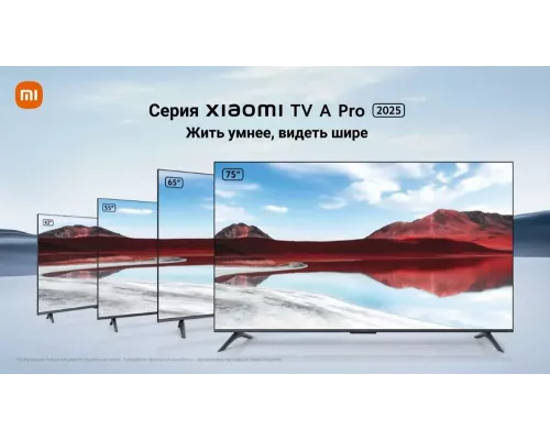 Телевизор XIAOMI Mi LED TV A Pro 65" 2025 (L65MA-SRU) QLED 4K Smart (Android)