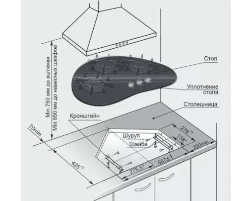 Варочная поверхность GEFEST СГ СН 2120 К1 серый