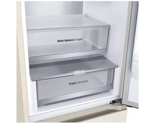 Холодильник LG GC-B459FEPW бежевый