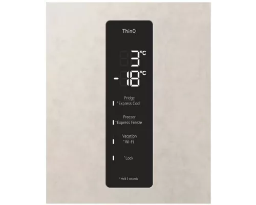 Холодильник LG GC-B459FEPW бежевый