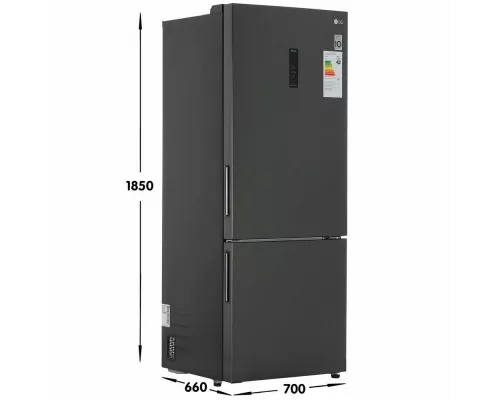 Холодильник LG GC-B569PBCM черный матовый