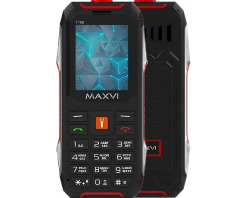 Мобильный телефон Maxvi T100 red Мобильный телефон Maxvi T100 red