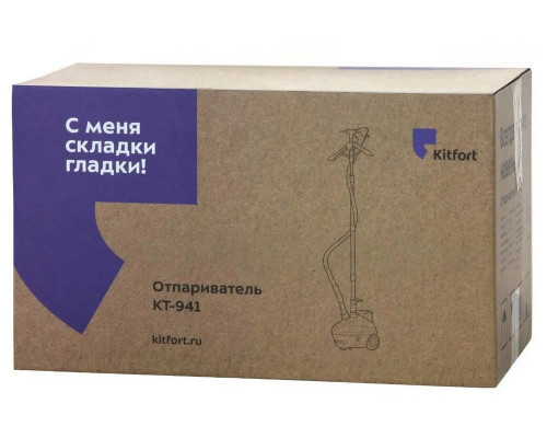 Отпариватель KITFORT КТ-941 фиолетовый/белый Отпариватель KITFORT КТ-941 фиолетовый/белый