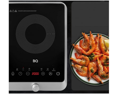 Настольная плита BQ HP124SS Silver Настольная плита BQ HP124SS Silver