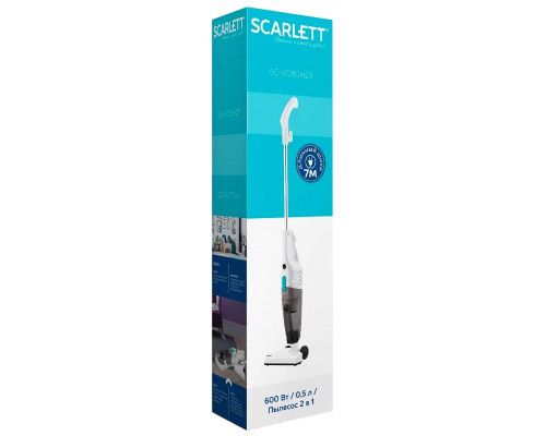 Вертикальный пылесос SCARLETT SC-VC80H23 белый/ бирюзовый Вертикальный пылесос SCARLETT SC-VC80H23 белый/ бирюзовый