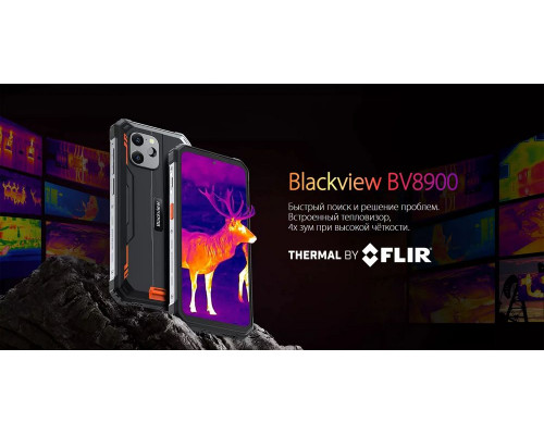 Смартфон Blackview BV8900 8/256Gb оранжевый Смартфон Blackview BV8900 8/256Gb оранжевый