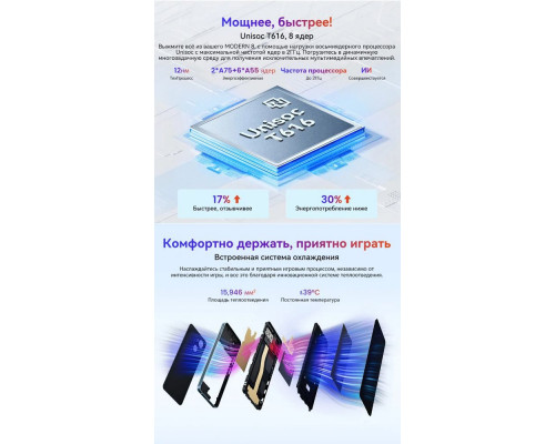 Смартфон OSCAL Modern 8 8/256Gb фиолетовый Смартфон OSCAL Modern 8 8/256Gb фиолетовый
