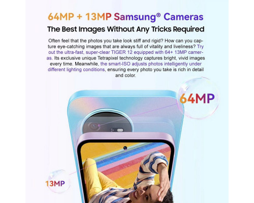 Смартфон OSCAL Tiger 12 8/128Gb голубой Смартфон OSCAL Tiger 12 8/128Gb голубой