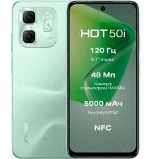 Смартфон Infinix HOT 50i 4/128Gb зеленый