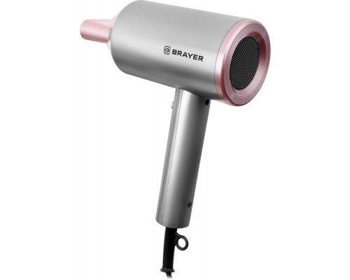 Фен BRAYER BR3022 серый/розовый Фен BRAYER BR3022 серый/розовый