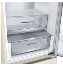 Холодильник LG GC-B459FEPW бежевый