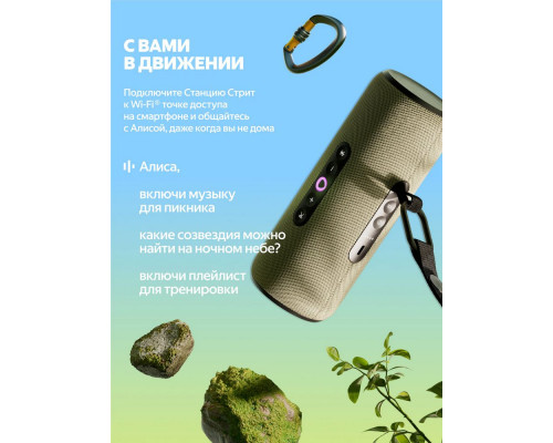 Умная колонка Яндекс Станция Стрит YNDX-00030VIO фиолетовый