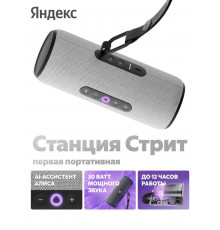 Умная колонка Яндекс Станция Стрит YNDX-00030GR серый