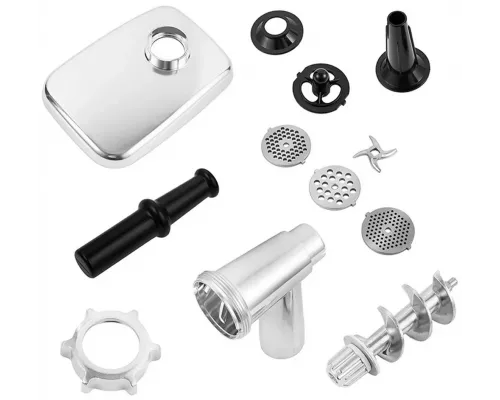 Мясорубка Kitfort КТ-2103 серебристый/черный